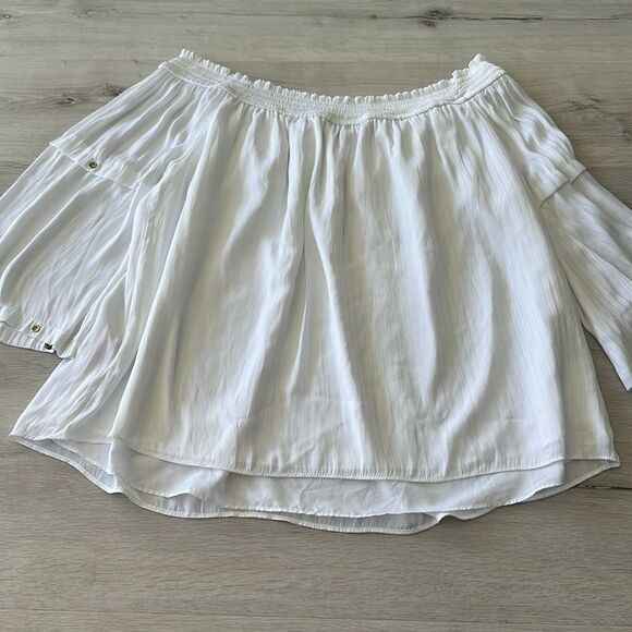 Jennifer Lopez Cold Shoulder Too White XXL EUC - Picture 5 of 10